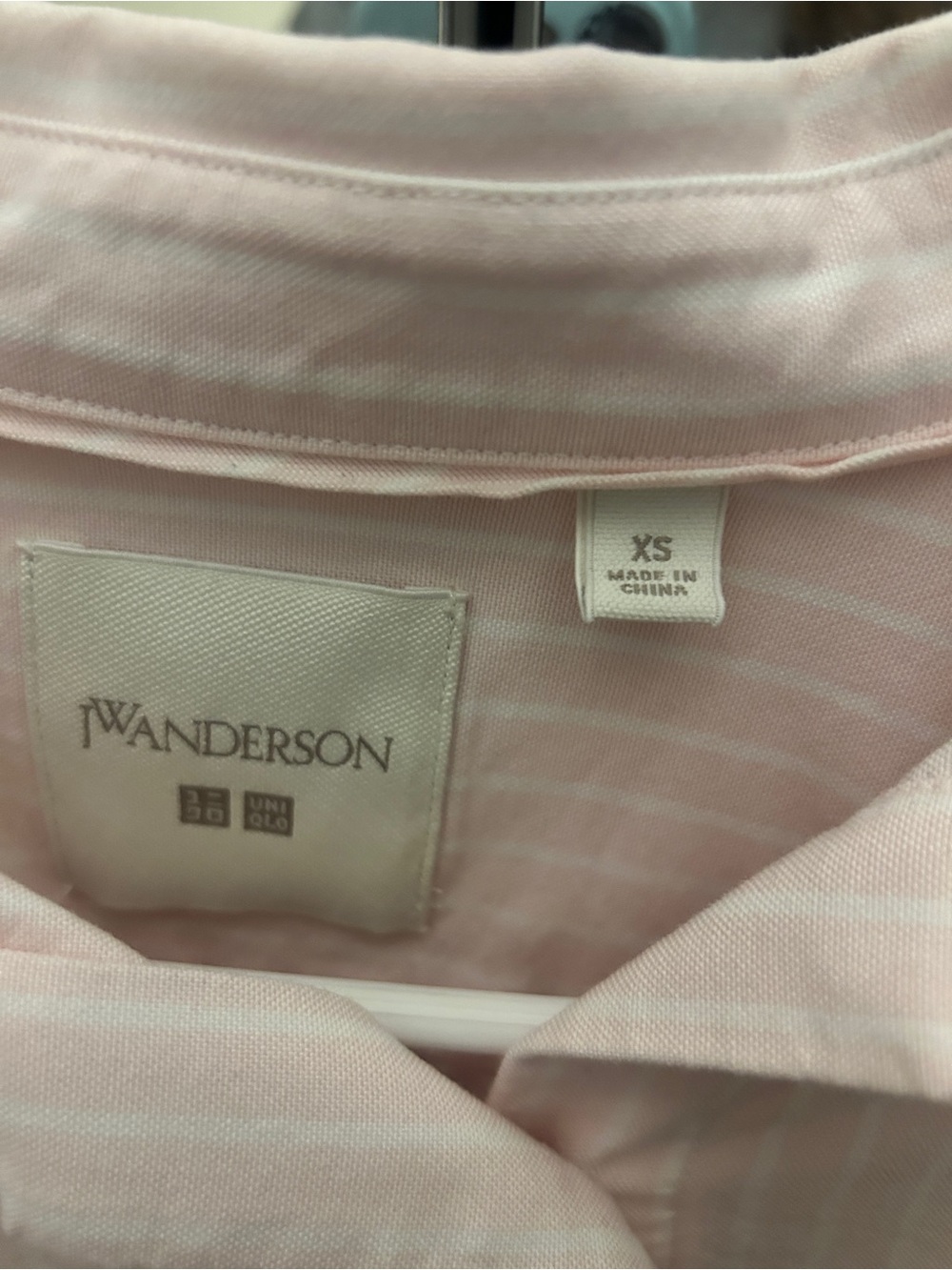 JW ANDERSON Pink Striped Button-Down Shirt - Picture 3 of 4